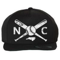 North Carolina Baseball Nc Baseball North Carolina Baseball Wool Snapback Cap