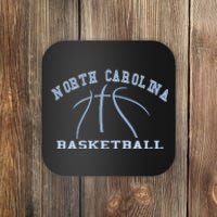 North Carolina Basketball Camp Fan Hoops NC Gear Coaster