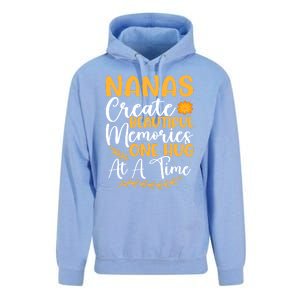 Nanas Create Beautiful Memories One Hug At A Time Funny Gift Unisex Surf Hoodie