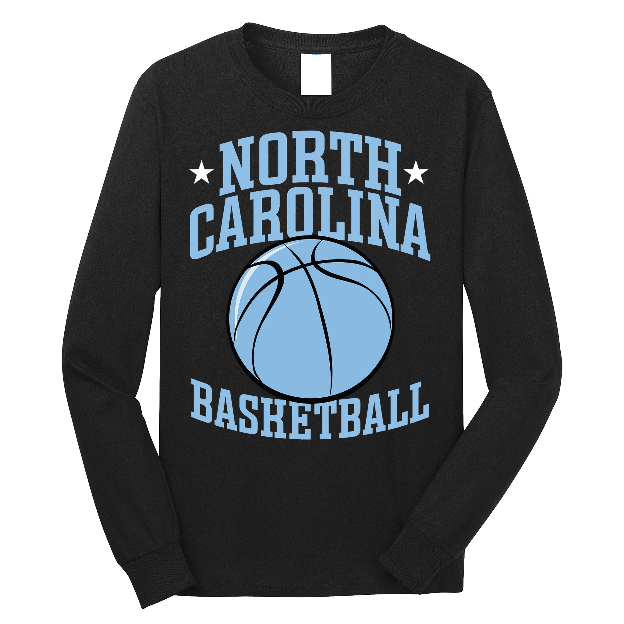 North Carolina Basketball Long Sleeve Shirt
