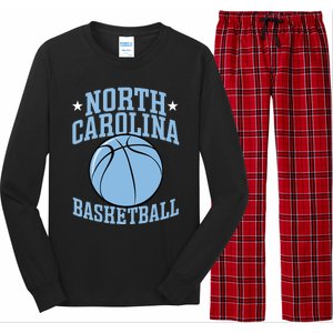 North Carolina Basketball Long Sleeve Pajama Set