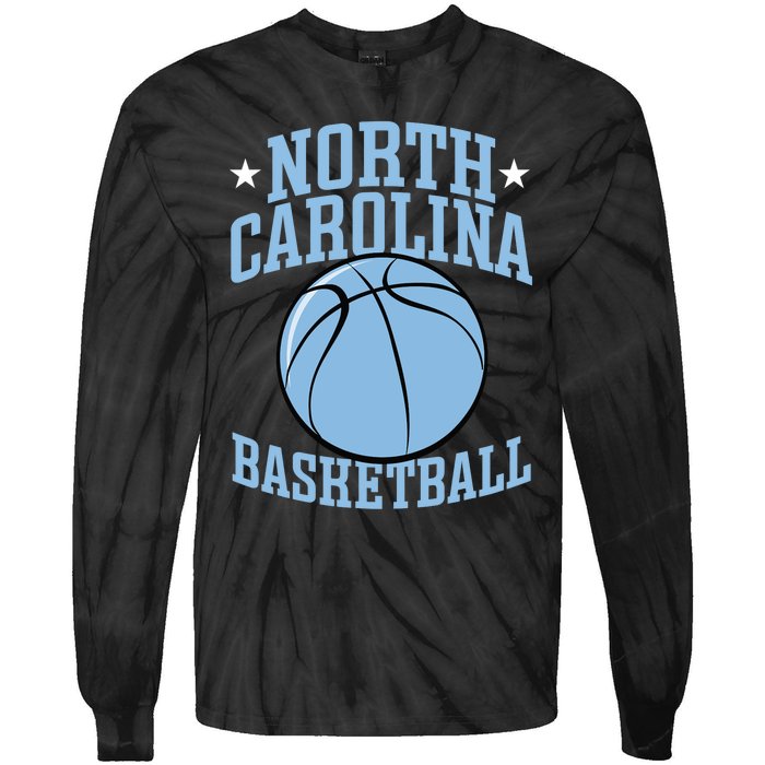 North Carolina Basketball Tie-Dye Long Sleeve Shirt