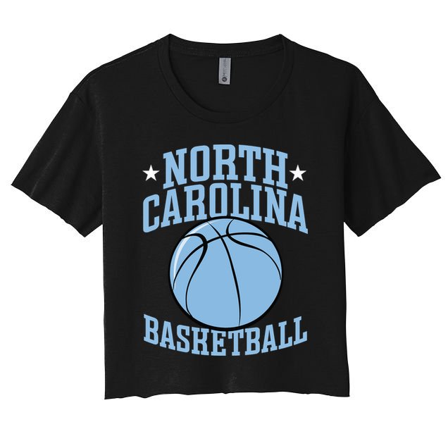 North Carolina Basketball Crop Top
