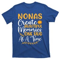 Nonas Create Beautiful Memories One Hug At A Time Gift T-Shirt