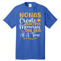 Nonas Create Beautiful Memories One Hug At A Time Gift Tall T-Shirt