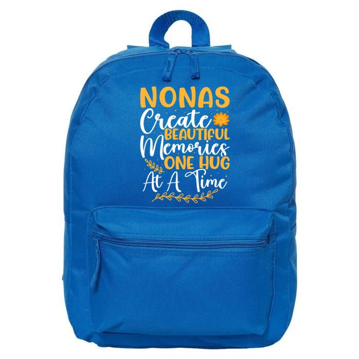 Nonas Create Beautiful Memories One Hug At A Time Gift 16 in Basic Backpack