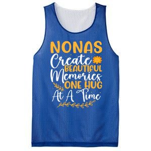 Nonas Create Beautiful Memories One Hug At A Time Gift Mesh Reversible Basketball Jersey Tank