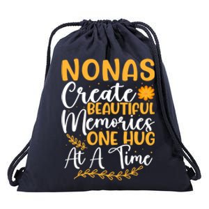 Nonas Create Beautiful Memories One Hug At A Time Gift Drawstring Bag