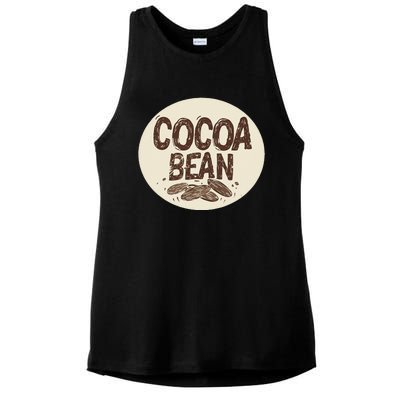 Nice Chocolate Bean For Cocoa Lovers Ladies PosiCharge Tri-Blend Wicking Tank