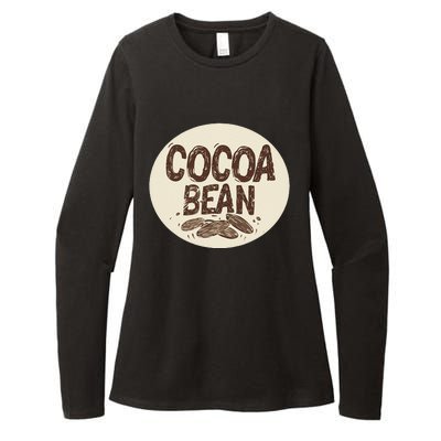 Nice Chocolate Bean For Cocoa Lovers Womens CVC Long Sleeve Shirt