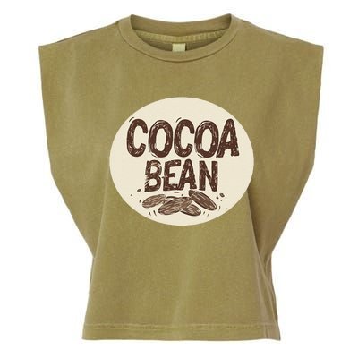 Nice Chocolate Bean For Cocoa Lovers Garment-Dyed Women's Muscle Tee