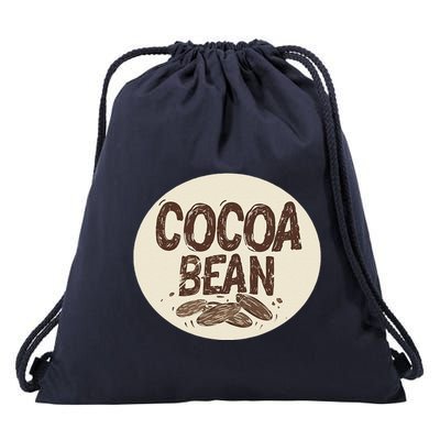 Nice Chocolate Bean For Cocoa Lovers Drawstring Bag