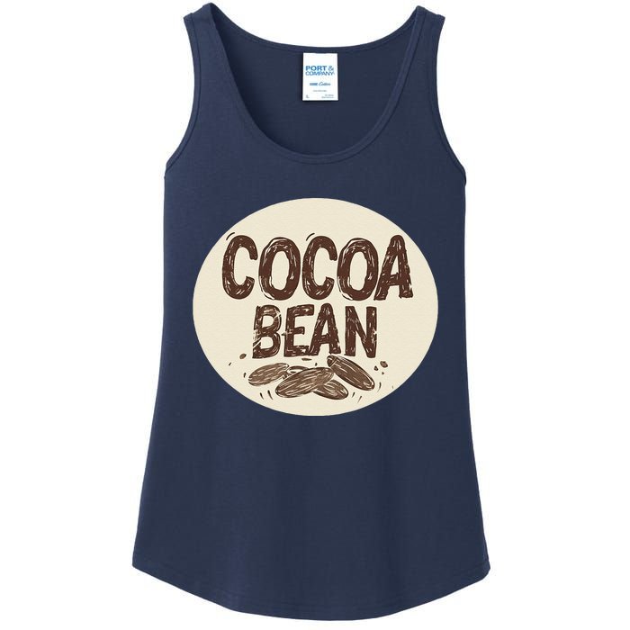 Nice Chocolate Bean For Cocoa Lovers Ladies Essential Tank