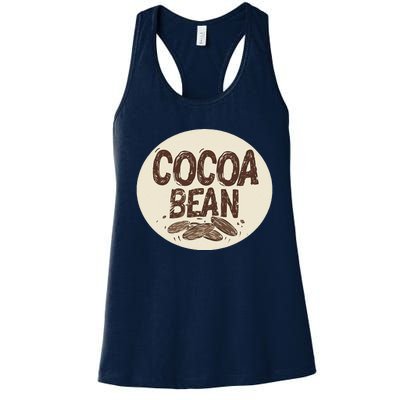 Nice Chocolate Bean For Cocoa Lovers Women's Racerback Tank