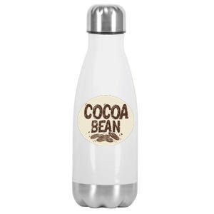 Nice Chocolate Bean For Cocoa Lovers Stainless Steel Insulated Water Bottle