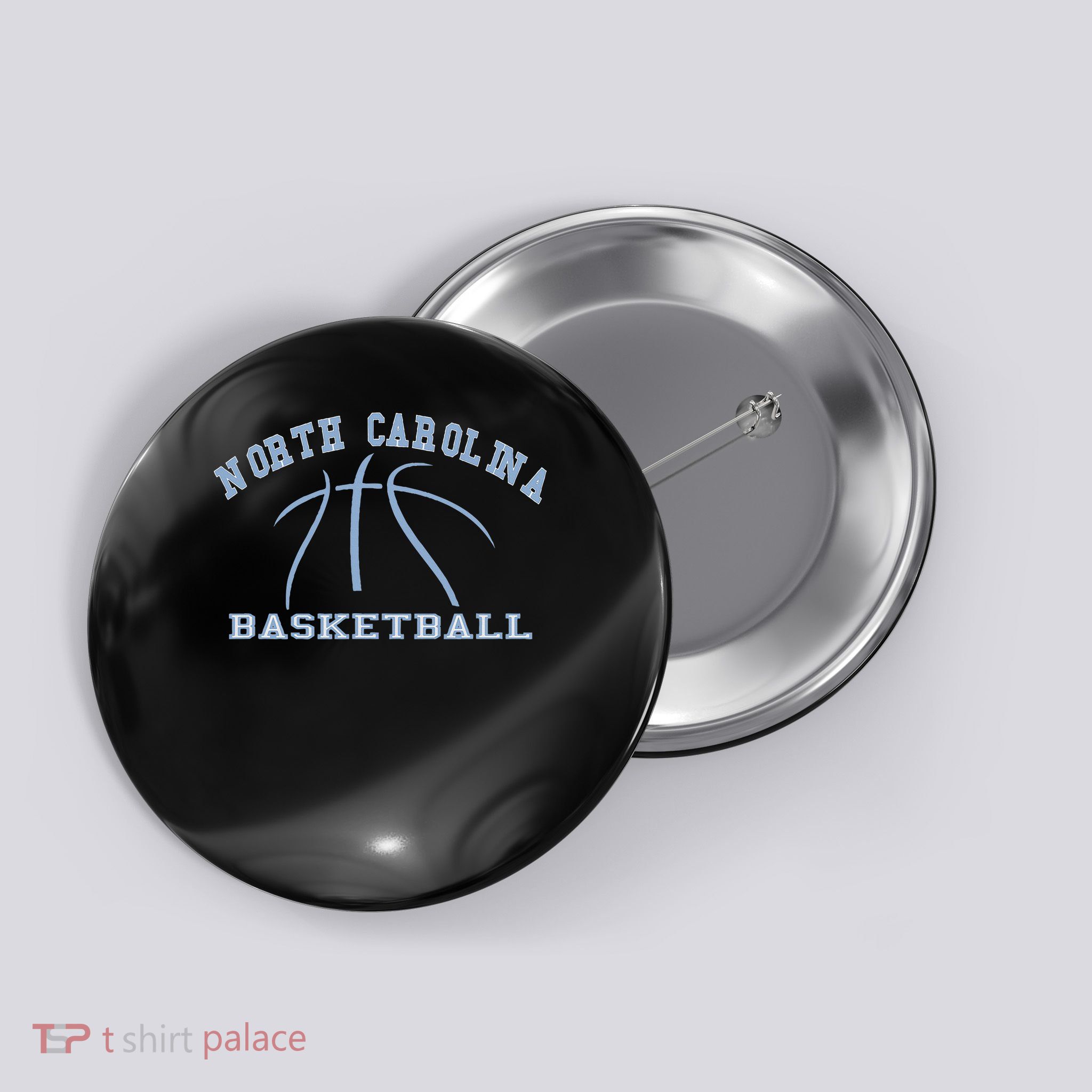 North Carolina Basketball S Fan Hoops Gear Button