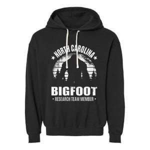 North Carolina Bigfoot Research Team Member Sasquatch Sunset Garment-Dyed Fleece Hoodie