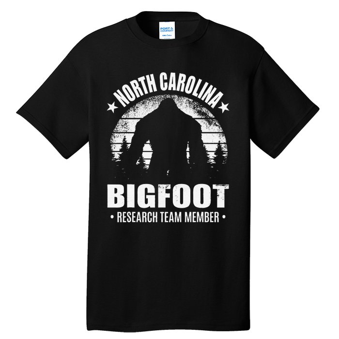 North Carolina Bigfoot Research Team Member Sasquatch Sunset Tall T-Shirt