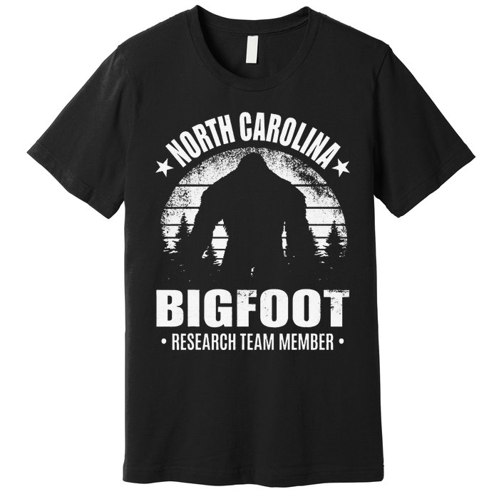 North Carolina Bigfoot Research Team Member Sasquatch Sunset Premium T-Shirt