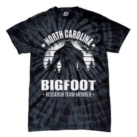 North Carolina Bigfoot Research Team Member Sasquatch Sunset Tie-Dye T-Shirt