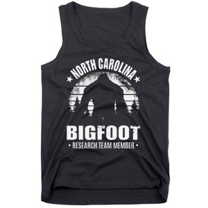 North Carolina Bigfoot Research Team Member Sasquatch Sunset Tank Top