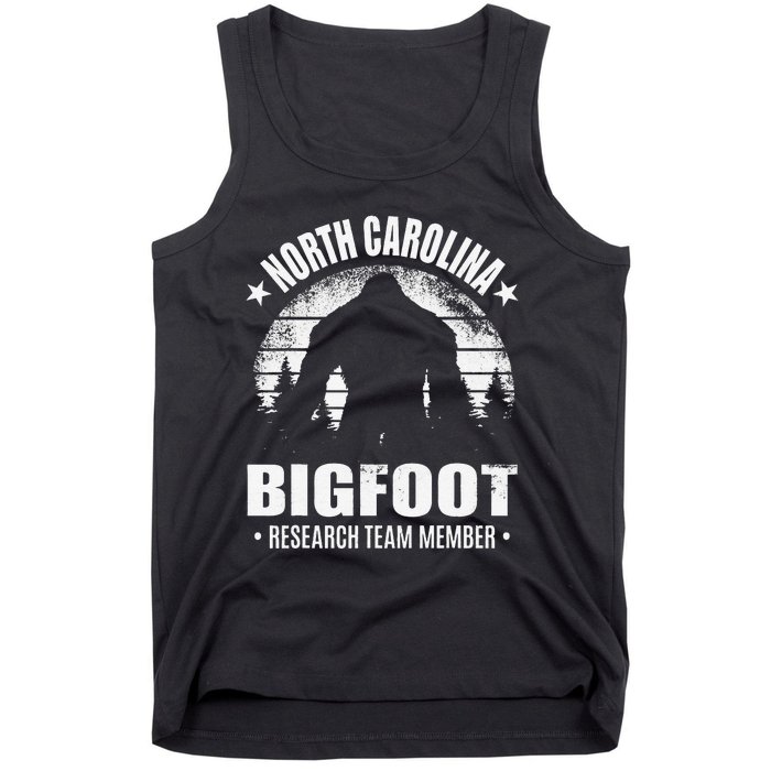 North Carolina Bigfoot Research Team Member Sasquatch Sunset Tank Top