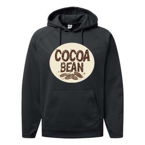 Nice Chocolate Bean For Cocoa Lovers Performance Fleece Hoodie