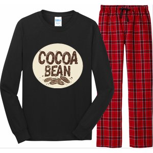 Nice Chocolate Bean For Cocoa Lovers Long Sleeve Pajama Set