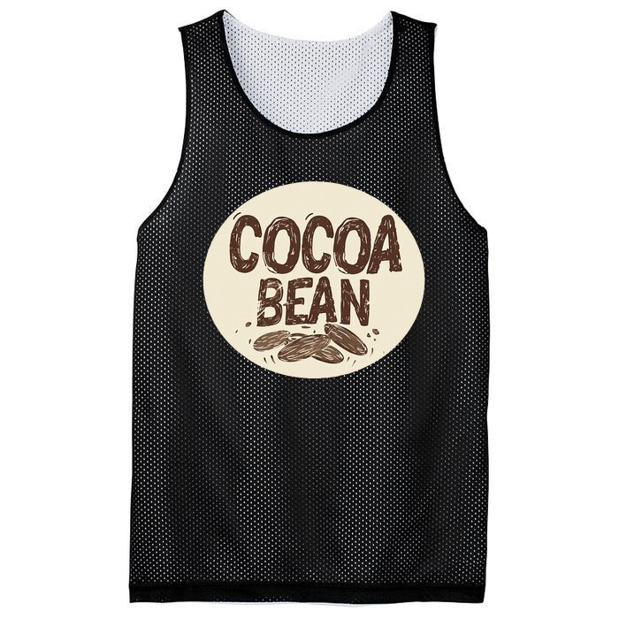 Nice Chocolate Bean For Cocoa Lovers Mesh Reversible Basketball Jersey Tank