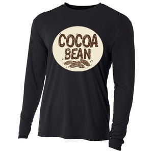 Nice Chocolate Bean For Cocoa Lovers Cooling Performance Long Sleeve Crew