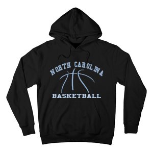 North Carolina Basketball Camp Fan Hoops Graphic NC Gear Hoodie