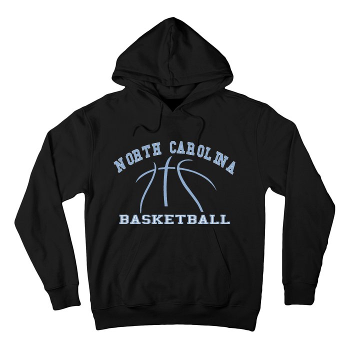 North Carolina Basketball Camp Fan Hoops Graphic NC Gear Hoodie