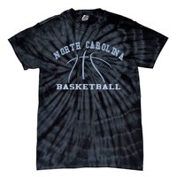 North Carolina Basketball Camp Fan Hoops Graphic NC Gear Tie-Dye T-Shirt