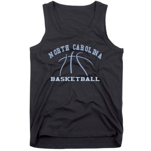 North Carolina Basketball Camp Fan Hoops Graphic NC Gear Tank Top