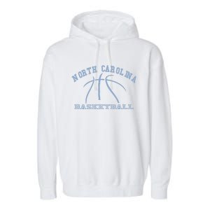 North Carolina Basketball Camp Fan Hoops Graphic NC Gear Garment-Dyed Fleece Hoodie