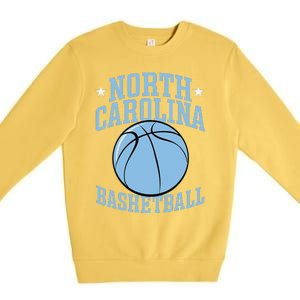 North Carolina Basketball Camp Fan Hoop funny player Premium Crewneck Sweatshirt