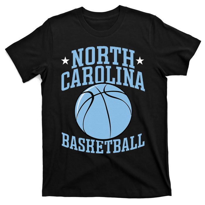 North Carolina Basketball Camp Fan Hoop funny player T-Shirt