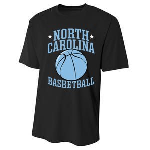 North Carolina Basketball Camp Fan Hoop funny player Performance Sprint T-Shirt