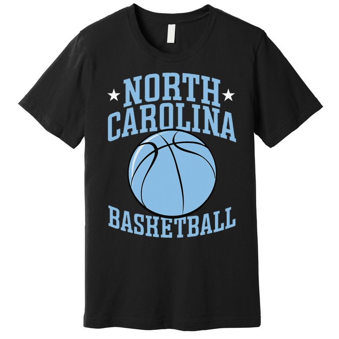 North Carolina Basketball Camp Fan Hoop funny player Premium T-Shirt