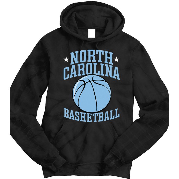 North Carolina Basketball Camp Fan Hoop funny player Tie Dye Hoodie