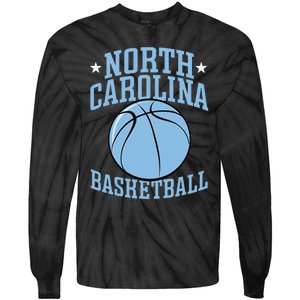 North Carolina Basketball Camp Fan Hoop funny player Tie-Dye Long Sleeve Shirt