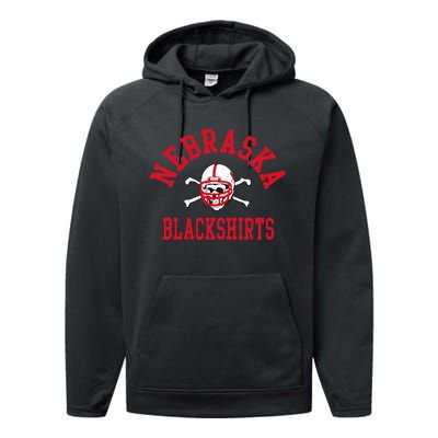 N.E.B.R.A.S.K.A Cornhuskers Blackshirts Performance Fleece Hoodie