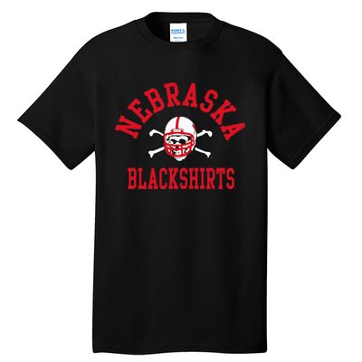 N.E.B.R.A.S.K.A Cornhuskers Blackshirts Tall T-Shirt