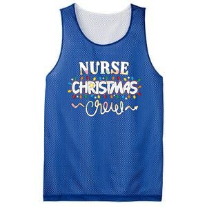 Nurse Christmas Crew Party Cute Nursing Np Rn Xmas Lights Great Gift Mesh Reversible Basketball Jersey Tank