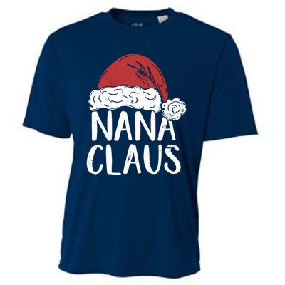 Nana Claus Christmas Costume Gift Santa Matching Family Xmas Cooling Performance Crew T-Shirt