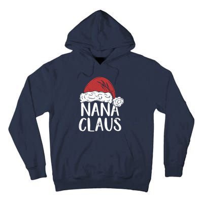 Nana Claus Christmas Costume Gift Santa Matching Family Xmas Tall Hoodie