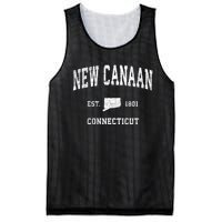 New Canaan Connecticut Ct Vintage Sports Mesh Reversible Basketball Jersey Tank