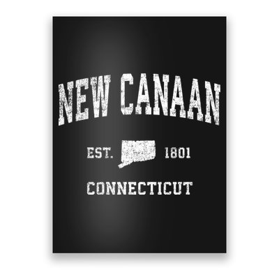 New Canaan Connecticut Ct Vintage Sports Poster