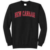 New Canaan Connecticut Ct Vintage Sports Design Red Sweatshirt