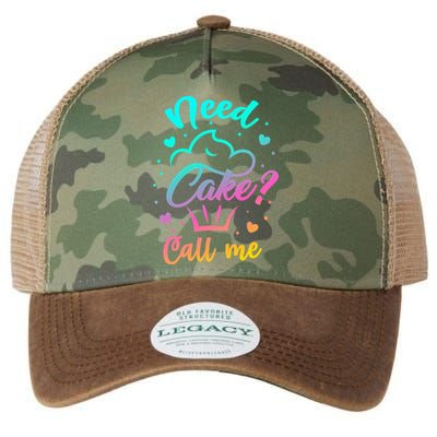 Need Cupcake? Call Me Funny Cupcake Maker Baking Chef Meaningful Gift Legacy Tie Dye Trucker Hat